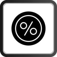 Percentage Creative Icon Design vector