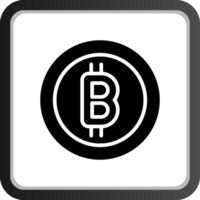 bitcoin creativo icono diseño vector