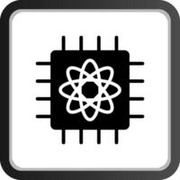 Quantum Computer Creative Icon Design vector
