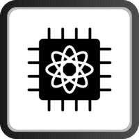 Quantum Computer Creative Icon Design vector