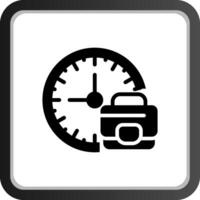 Work Time Boundaries Creative Icon Design vector