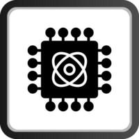 Quantum Technology Creative Icon Design vector