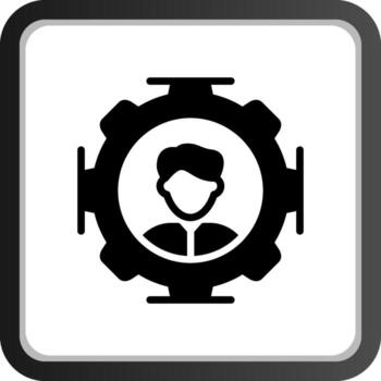 Setting Creative Icon Design vector