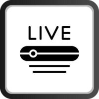 Live Stream Creative Icon Design vector