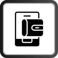 Mobile Wallet Creative Icon Design vector