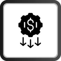 Low Startup Cost Creative Icon Design vector