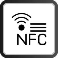 nfc creativo icono diseño vector