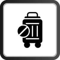 Travel Restrictions Creative Icon Design vector