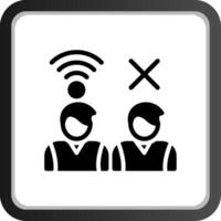 Digital Divide Creative Icon Design vector