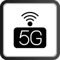 5g red creativo icono diseño vector