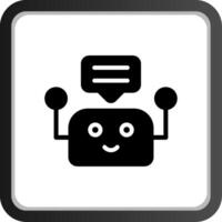 Chatbot Creative Icon Design vector