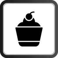 diseño de icono creativo de cupcake vector