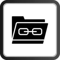 Link Folder Creative Icon Design vector