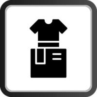 ropa caja creativo icono diseño vector