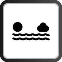 diseño de icono creativo de mar vector