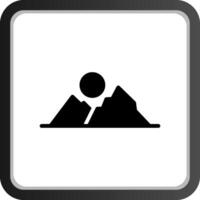 Mountains Creative Icon Design vector