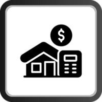 Home Loan Calculator Creative Icon Design vector