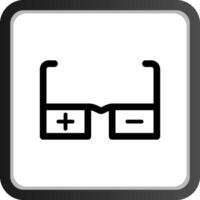 Glasses Prescription Creative Icon Design vector