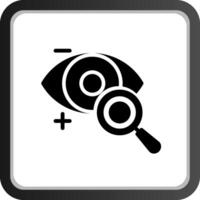 Eyesight Check Creative Icon Design vector