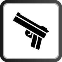 Police Gun Creative Icon Design vector