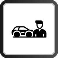 Used Car Dealership Creative Icon Design vector