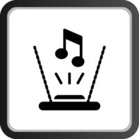 Arkansas música creativo icono diseño vector