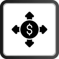 Budget Breakdown Creative Icon Design vector