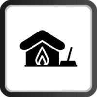 Fire Damage Cleaning Creative Icon Design vector