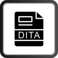 dita creativo icono diseño vector