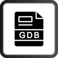 gdb creativo icono diseño vector