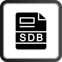 sdb creativo icono diseño vector