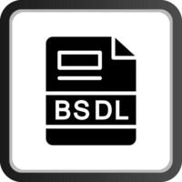 BSDL Creative Icon Design vector