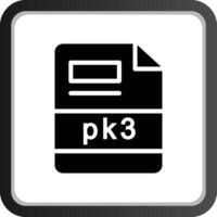 pk3 creativo icono diseño vector