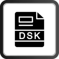 dsk creativo icono diseño vector