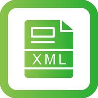 XML Creative Icon Design vector