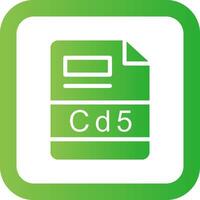 CD5 Creative Icon Design vector