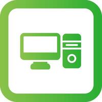 Computer Creative Icon Design vector