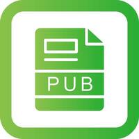 PUB Creative Icon Design vector