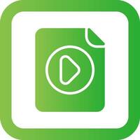 Video File Creative Icon Design vector