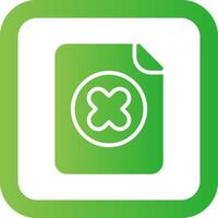 Delete File Creative Icon Design vector