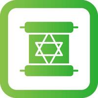 Scroll torah Creative Icon Design vector