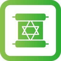 Scroll torah Creative Icon Design vector