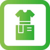 Clothes Box Creative Icon Design vector