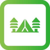 Tent Creative Icon Design vector