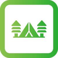 Tent Creative Icon Design vector