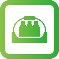 Bottle shelf Creative Icon Design vector
