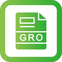 GRO Creative Icon Design vector