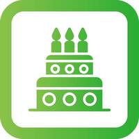 Cake Creative Icon Design vector