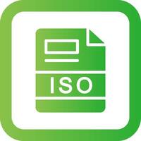 ISO Creative Icon Design vector