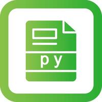 py Creative Icon Design vector